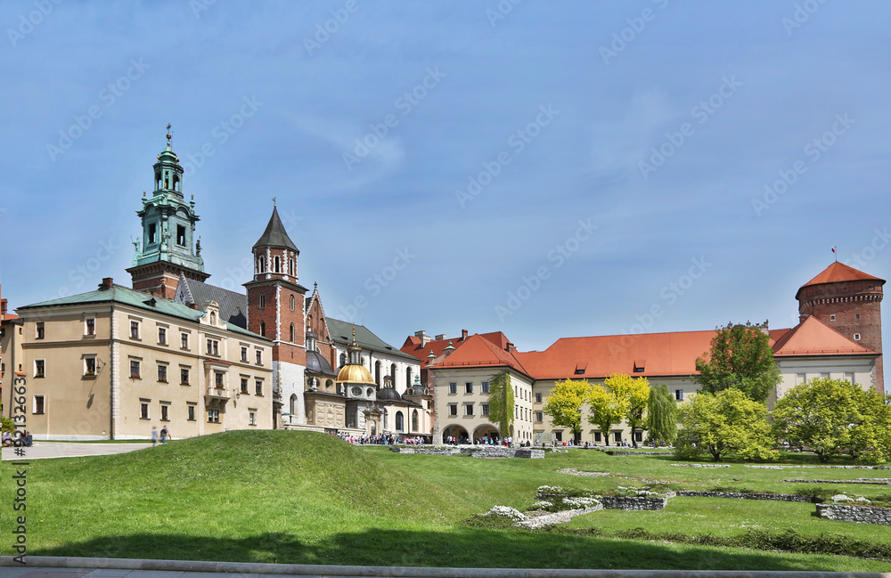 Wawel courtyard.