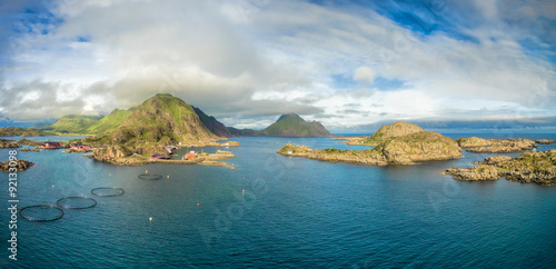 Fishing village on Lofoten