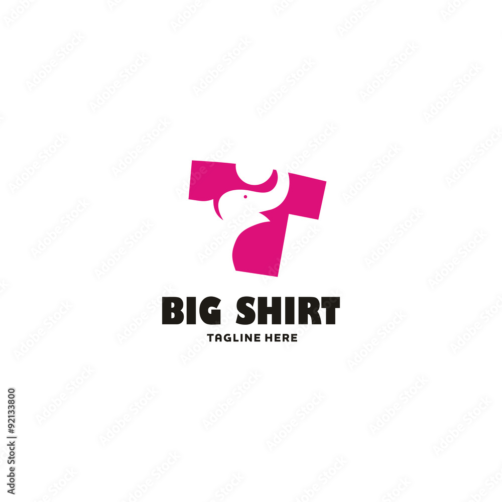 elephant Big Shirt logo icon elephant Big Shirt logo icon