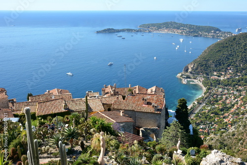 France, Côte d'Azur, Eze village, village perché, panorama, jardin exotique.