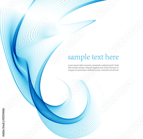 wave line abstract. Vector illustration