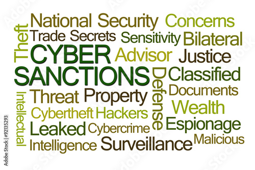 Cyber Sanctions Word Cloud