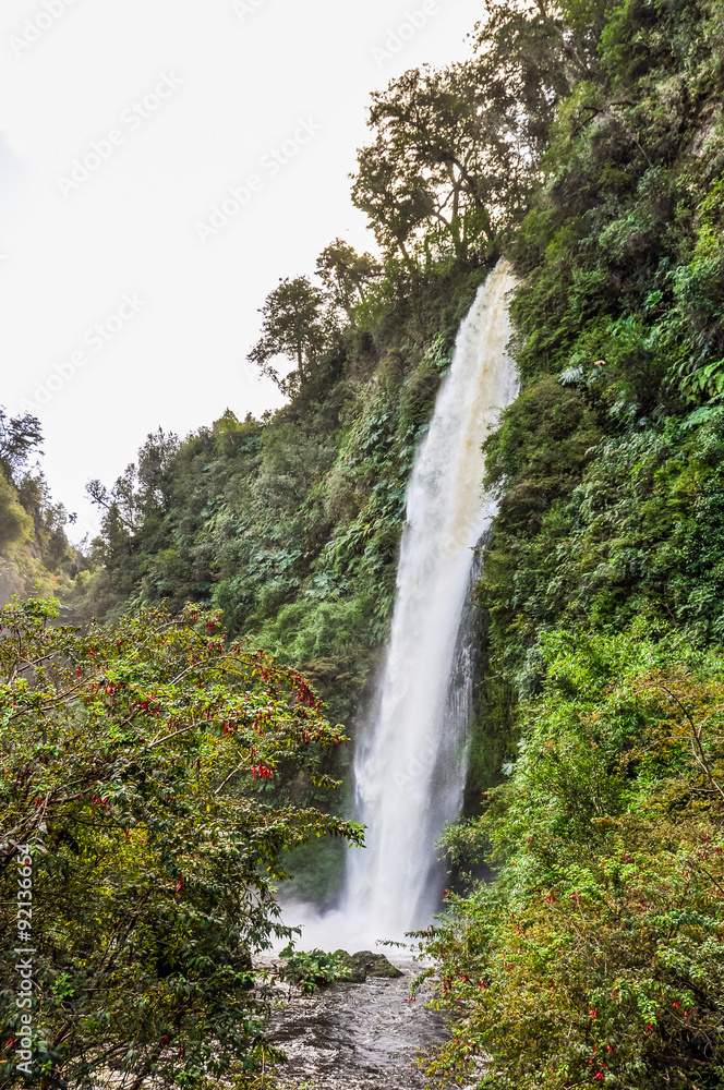 Waterfall, Chiloe Island, Chile
