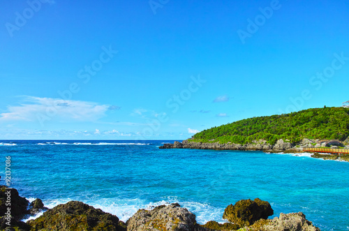 真夏のイムギャーマリンガーデンの風景 