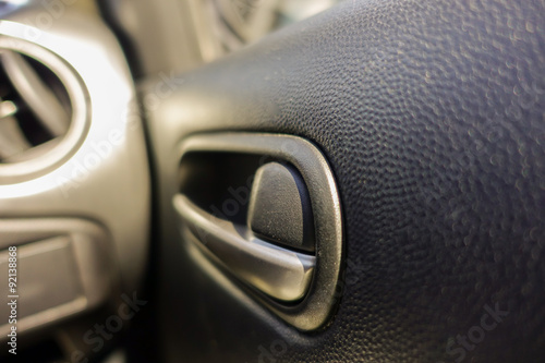 car door of modern vehicle