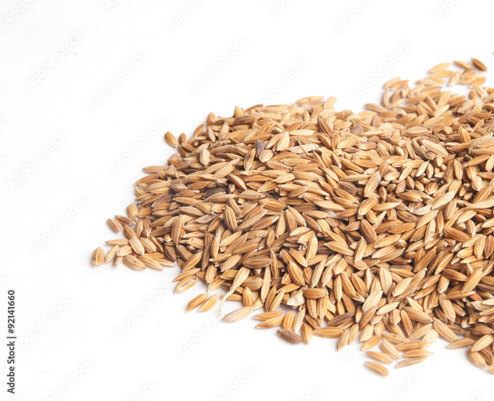 Rice isolated on white background Rice isolated on white background