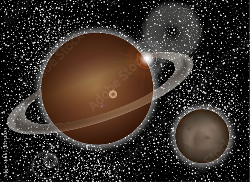 Planeten im Weltall