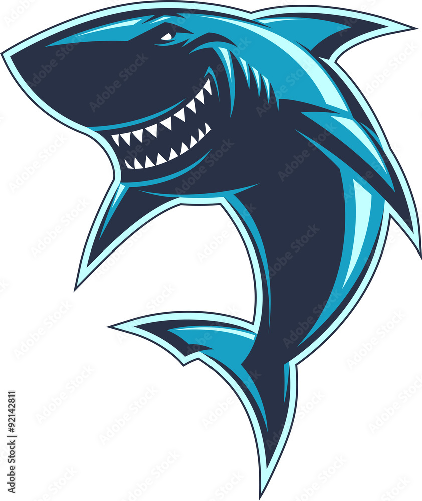 Fototapeta premium Sharks logo