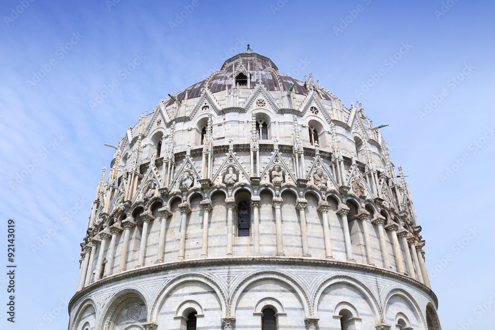 Pisa Baptistry in Italy