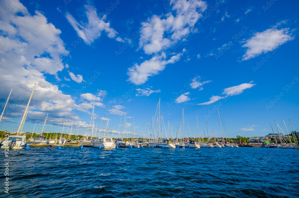 Obraz premium Marstrand, popular sailing island, Sweden