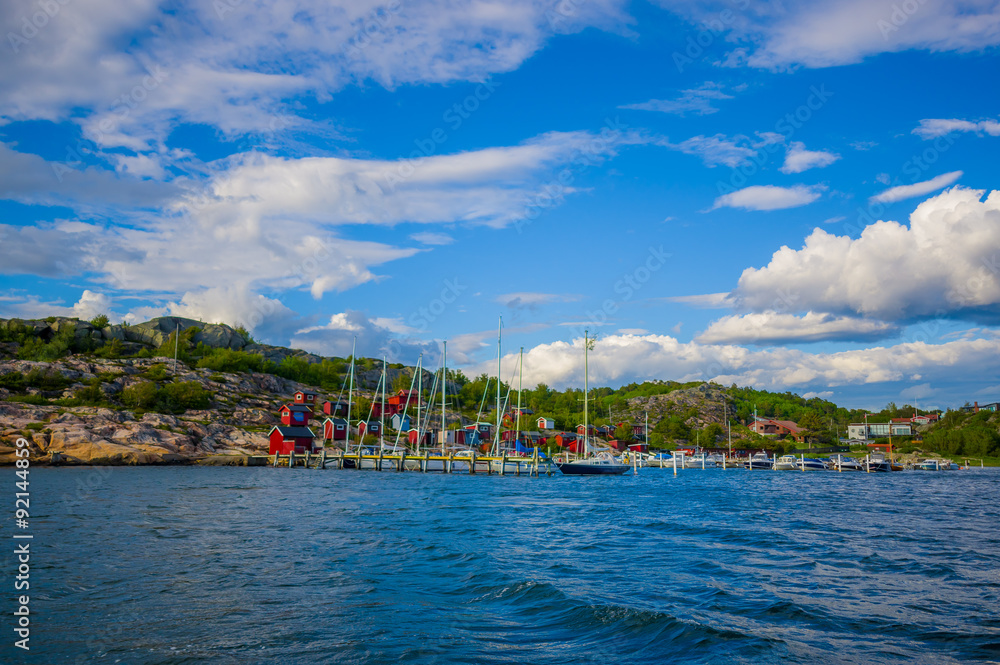 Marstrand, popular sailing island, Sweden