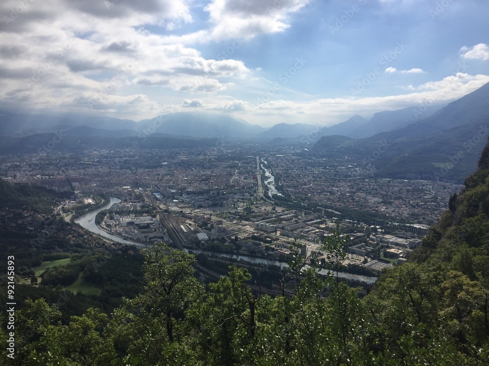 Grenoble vu depuis le Néron