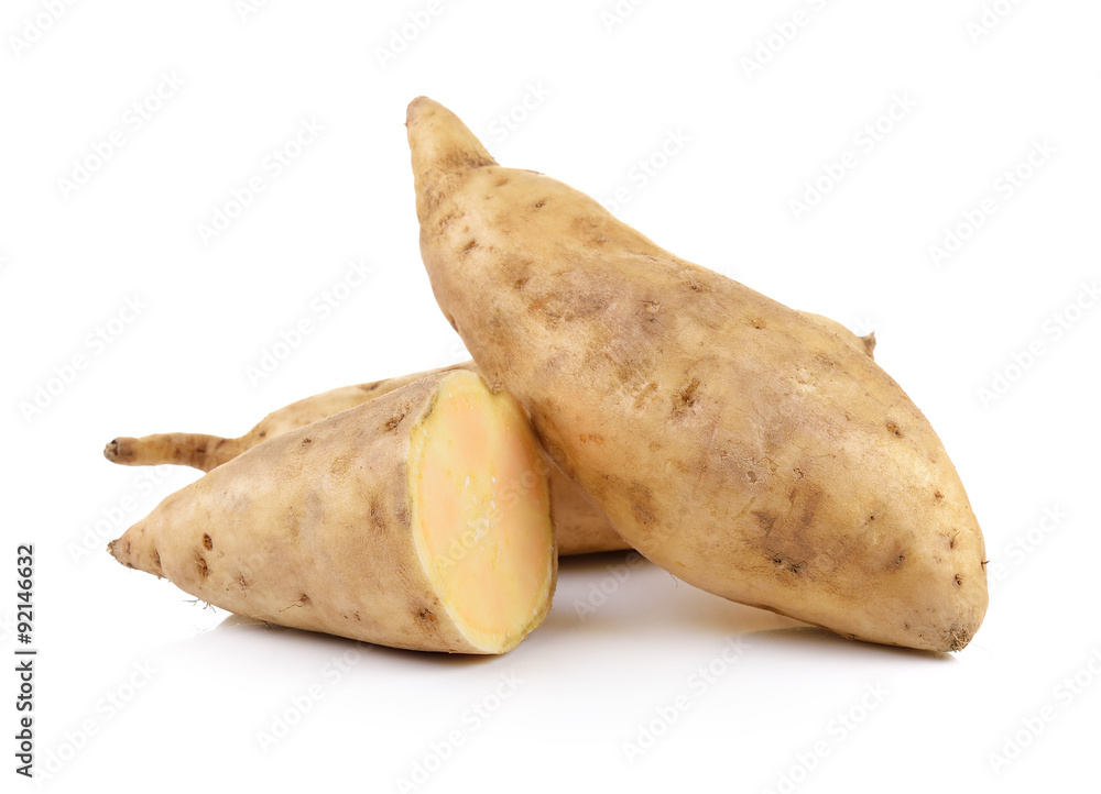 Sweet potato isolated on white background Sweet potato isolated on white background