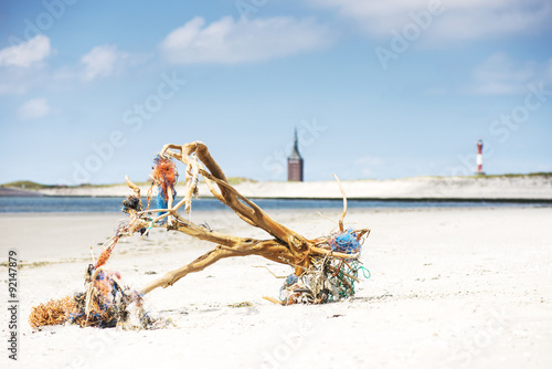 Photos Driftwood logs on beach, Wangerooge