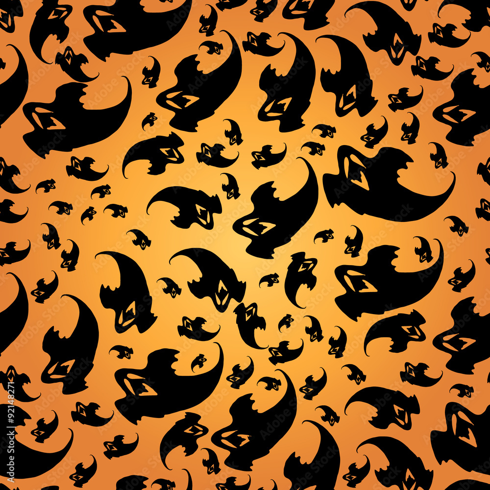 Ghosts Seamless pattern Ghosts Seamless pattern