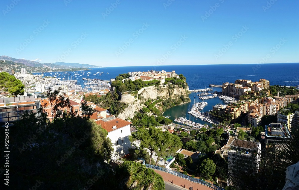 Vue panoramique de Monaco