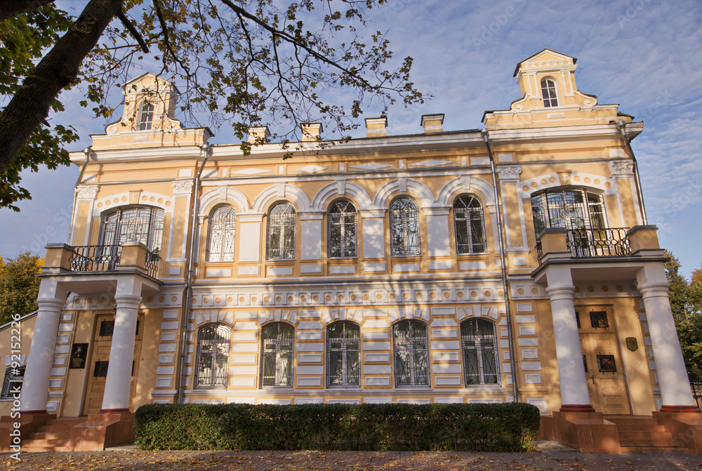 Fototapeta premium a monument of architecture of the last century. now belongs to t