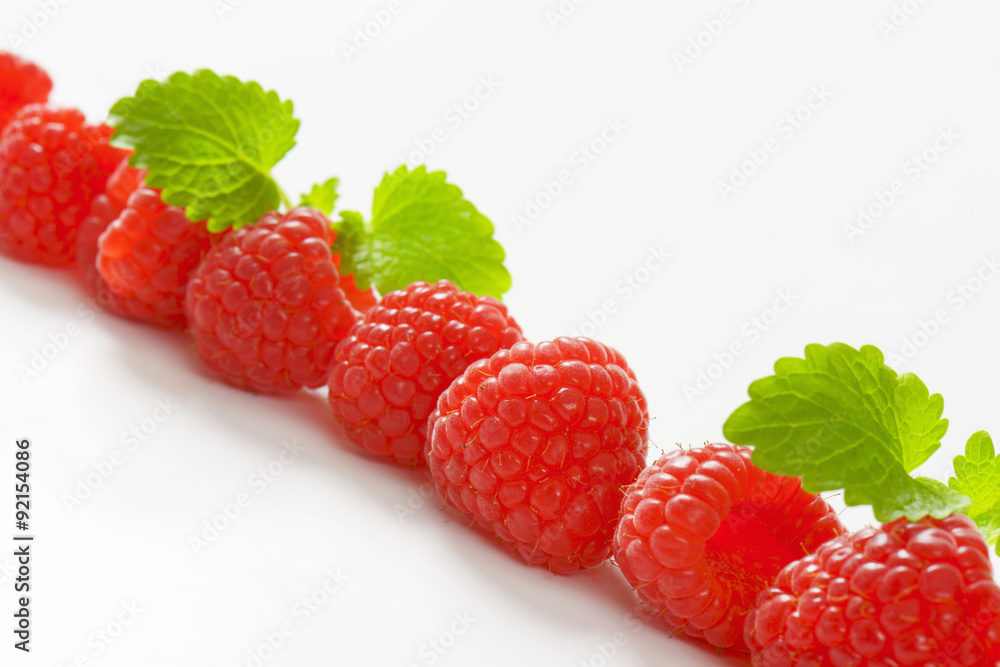Fresh raspberries Fresh raspberries