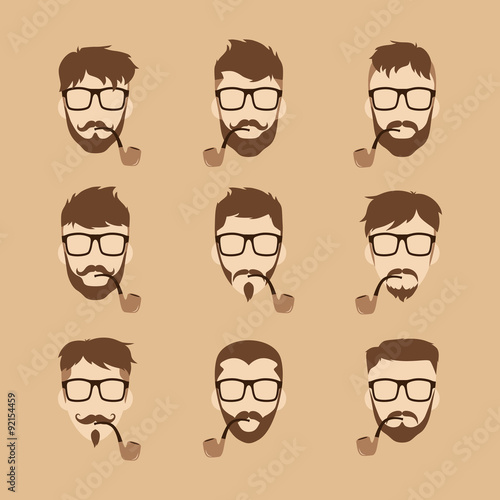 tobacco pipe hipster guy
