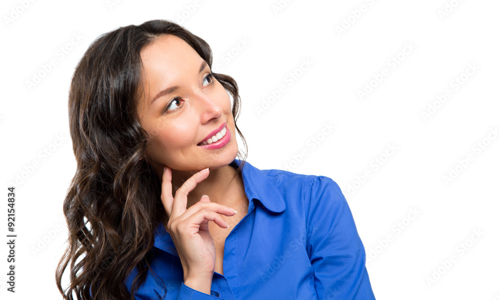 Business woman portrait with crossed arms isolated on gray backg Business woman portrait with crossed arms isolated on gray backg