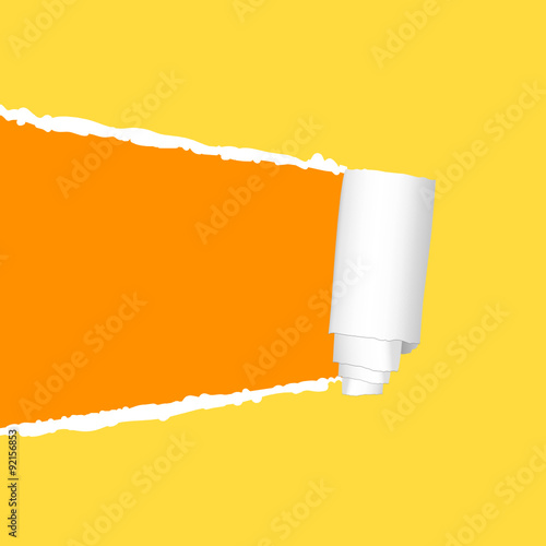  tearing paper vector in colorful