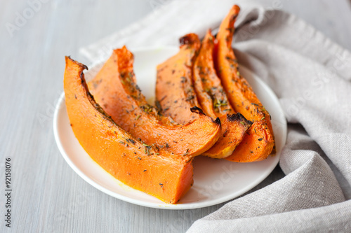 Wallpaper Mural freshly baked and juicy slices of pumpkin Torontodigital.ca