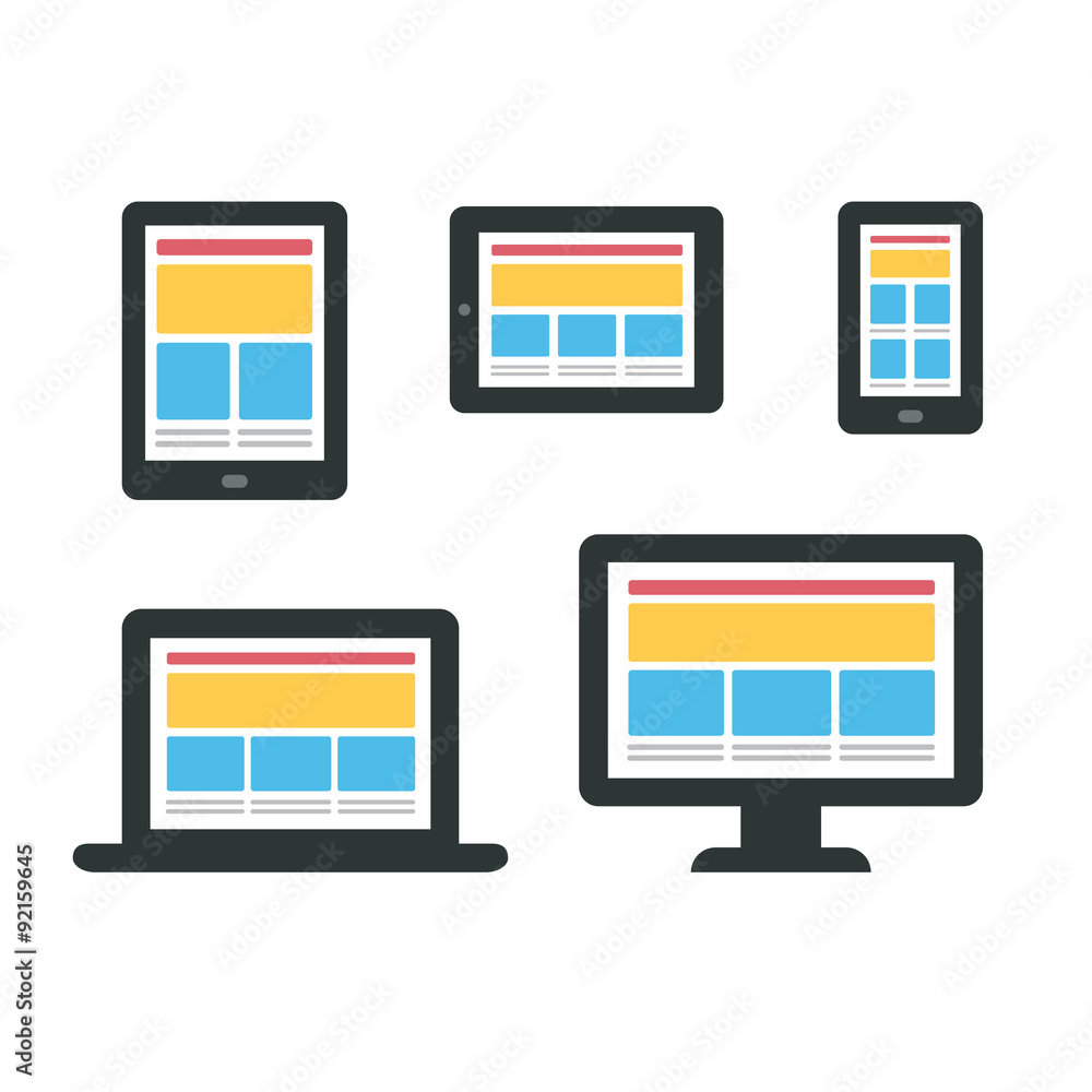 Responsive web design on devices Responsive web design on devices