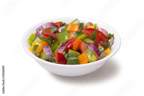 mix salad isolated 