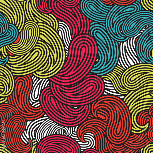 Seamless pattern with abstract design.