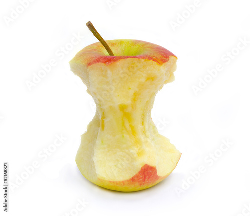 An apple core
