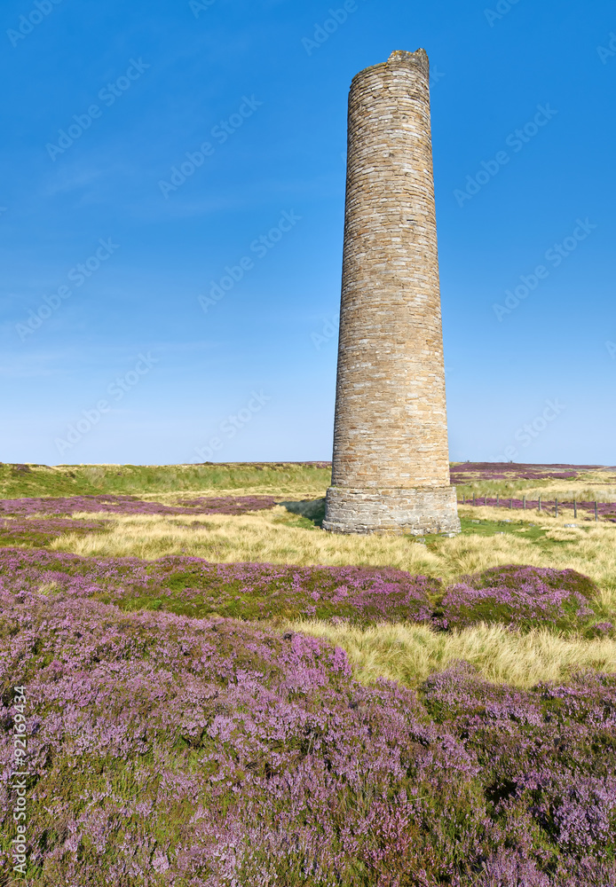 The remains of a Lead Mining Chimney