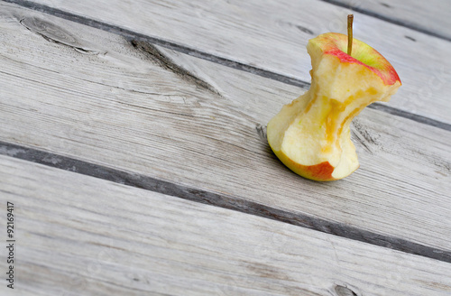 Obraz na plátně An apple core