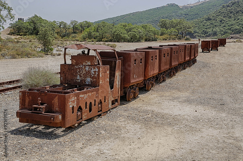 Obraz w ramie Montevecchio Mine