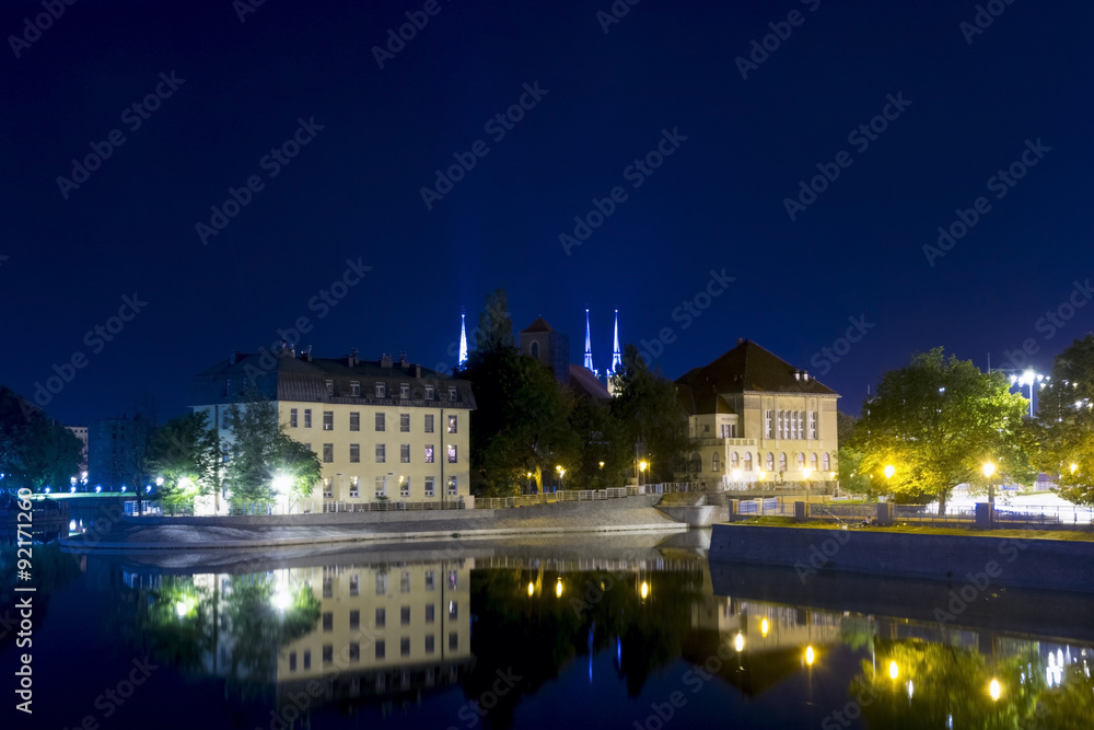 Wroclaw at night
