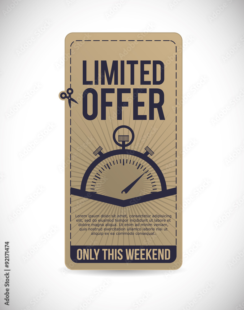 Fototapeta premium Special Offer design 