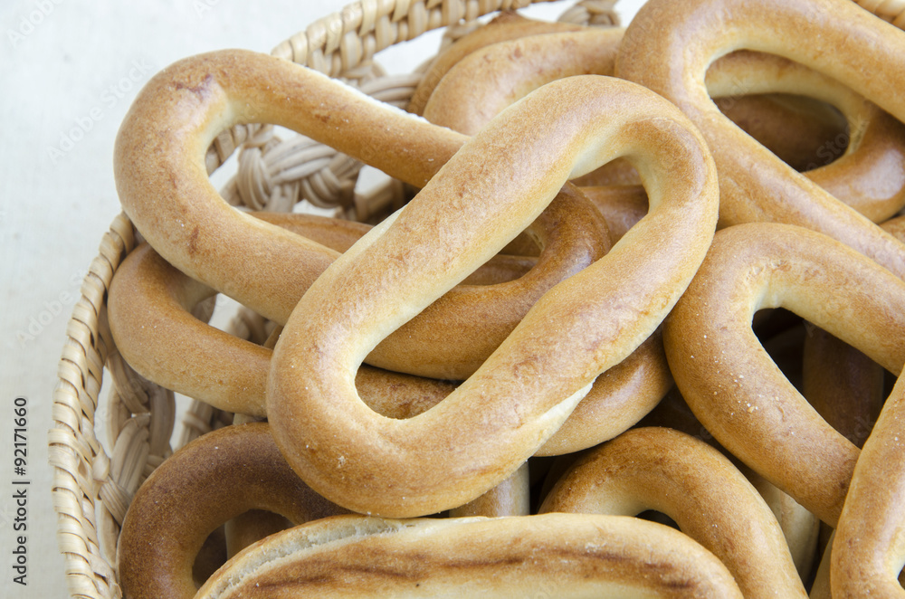 Drying bagel Drying bagel
