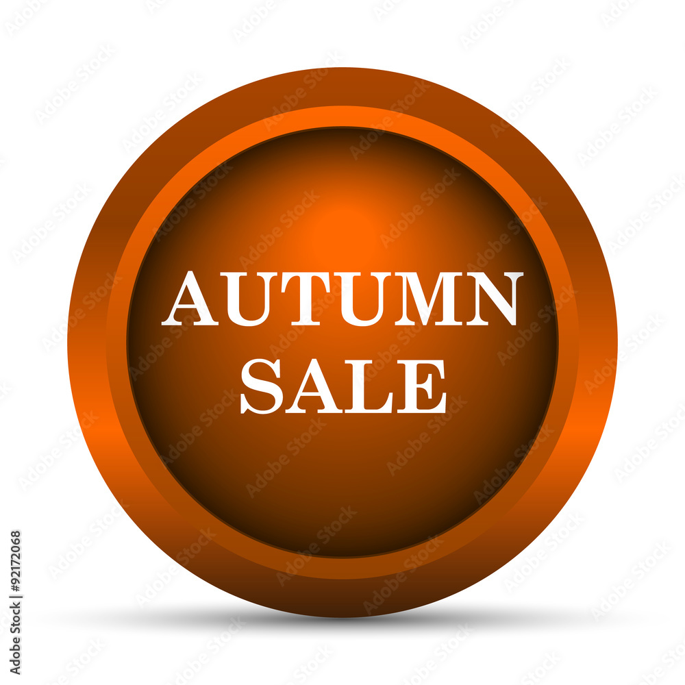 Autumn sale icon