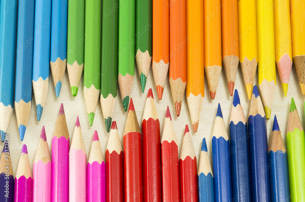 Colorful pencils background Colorful pencils background