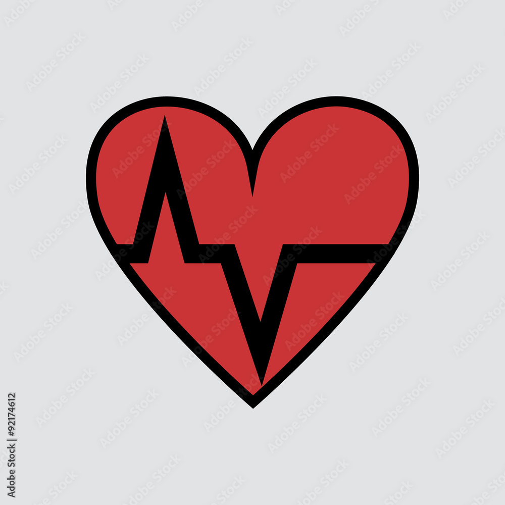 Heart icon. One of set web icons Heart icon. One of set web icons