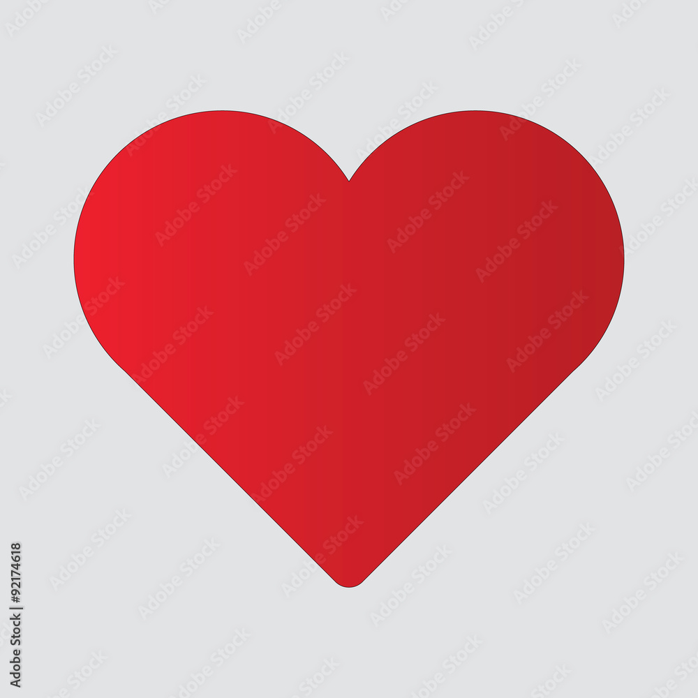 Heart icon. One of set web icons Heart icon. One of set web icons