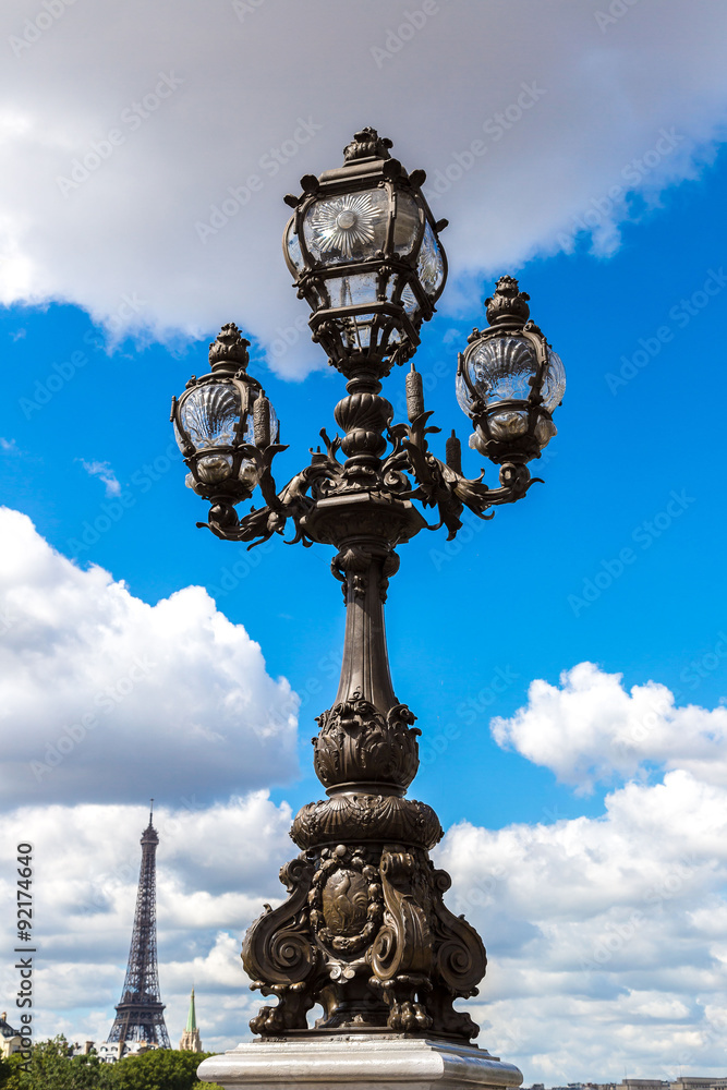 Bridge of Alexandre III in Paris