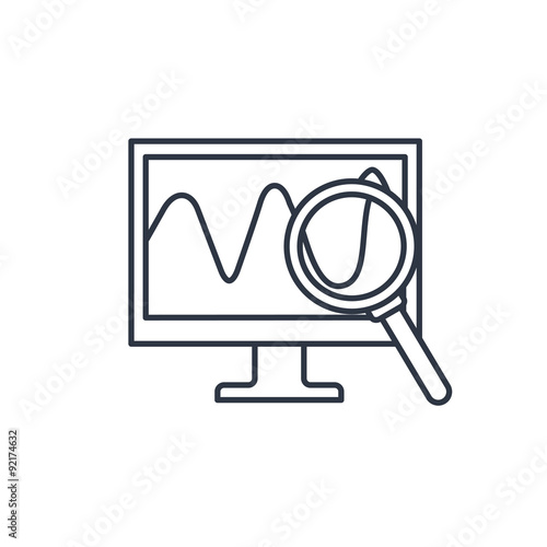 Monitoring outline icon
