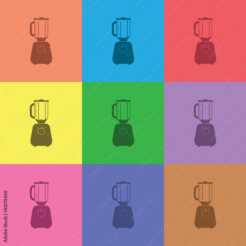 Naklejka premium illustration of food and kitchen icon