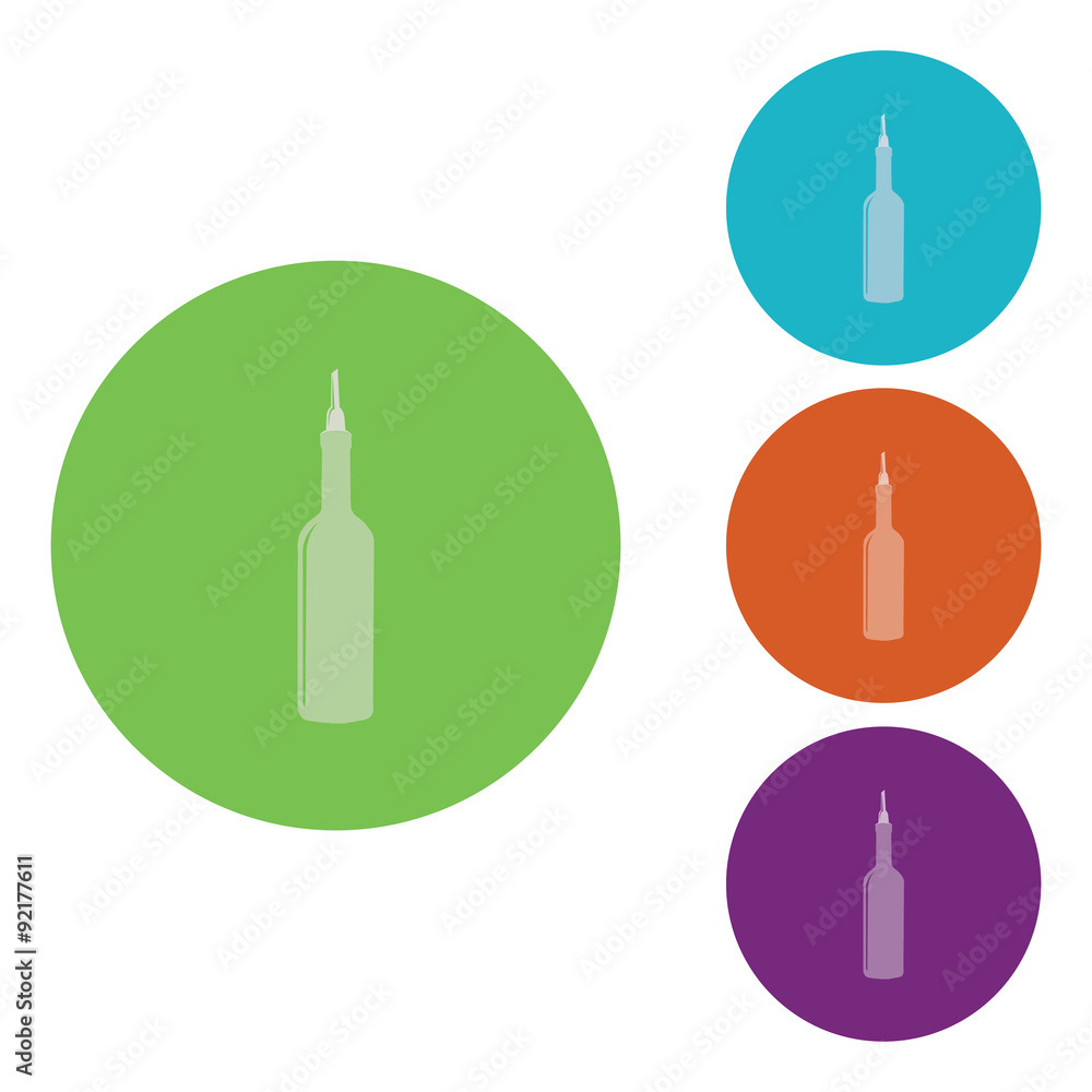 illustration of food and kitchen icon illustration of food and kitchen icon