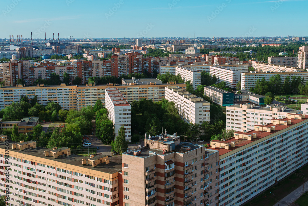 SAINT-PETERSBURG, RUSSIA. SUMMER 2015. general views of the city