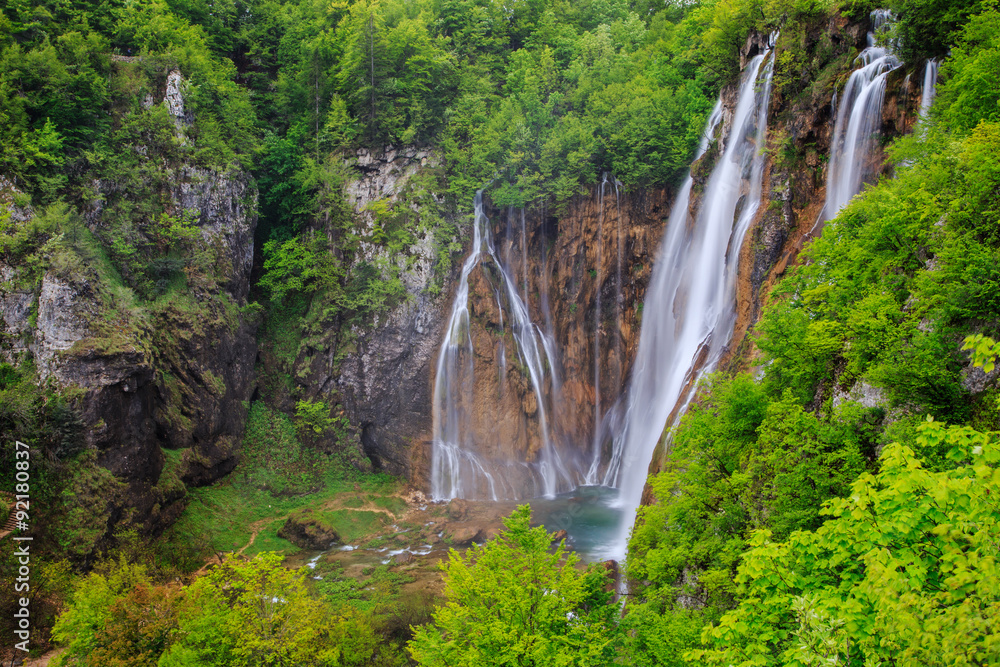 Waterfalls in Plitvice National Park