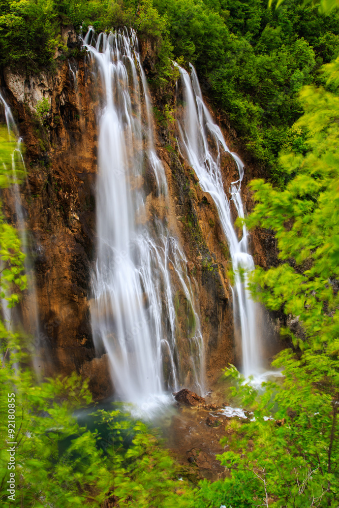 Waterfalls in Plitvice National Park Waterfalls in Plitvice National Park