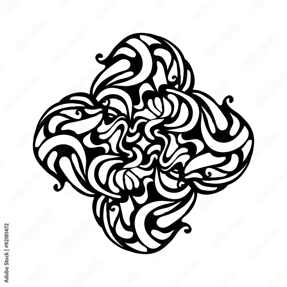 Fototapeta premium ornamental stylized cross