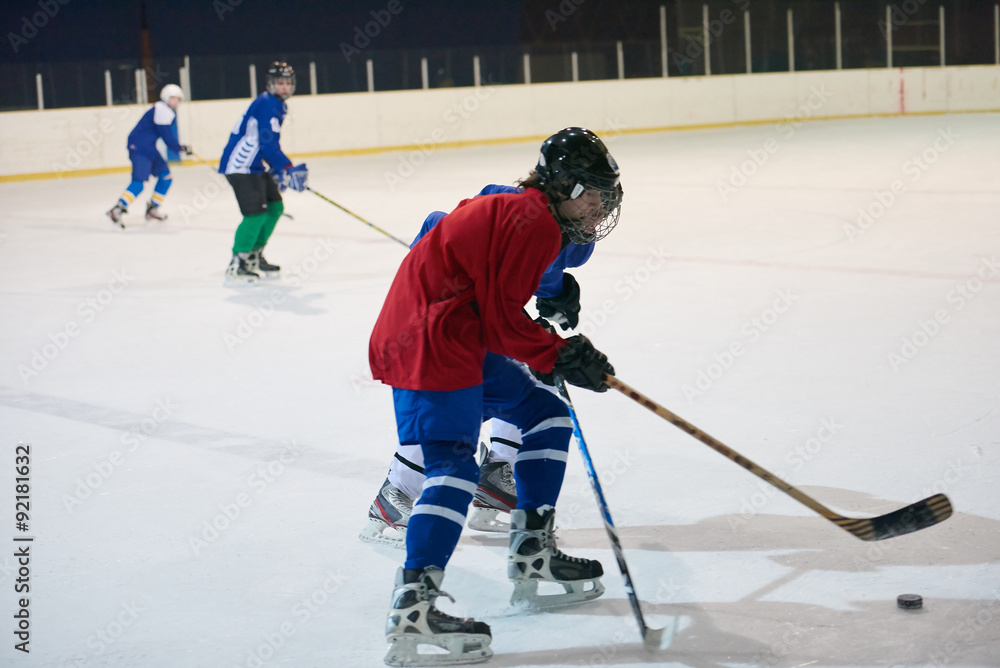 Obraz premium ice hockey sport players