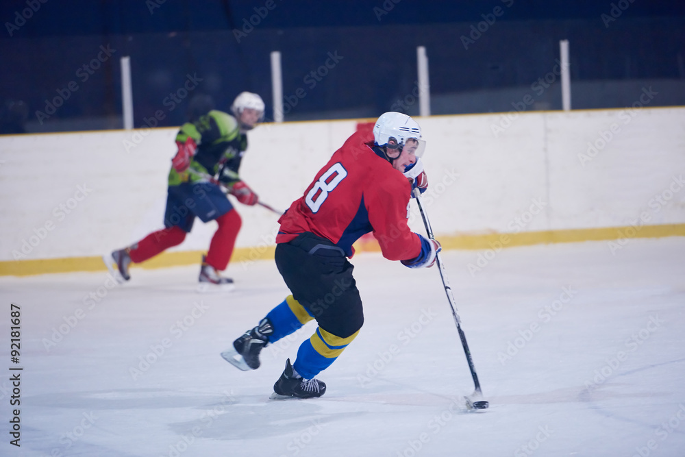 Fototapeta premium ice hockey sport players